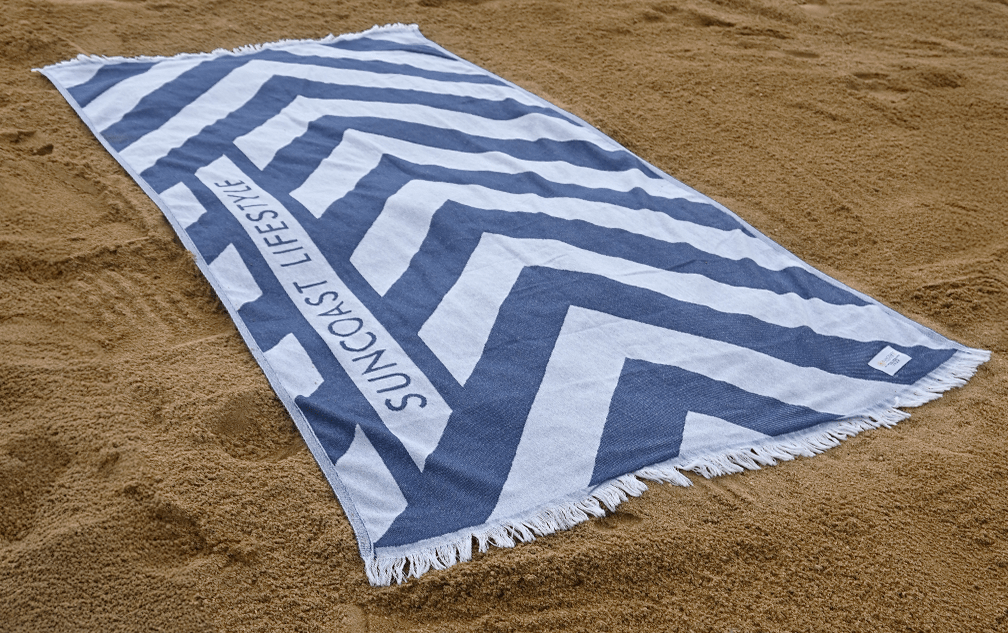Beach Club Collection Turkish Towel - Siesta Blue image