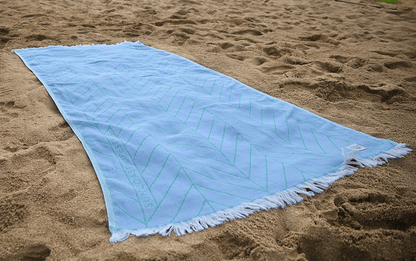 Boardwalk Collection Turkish Towel - Coastal Blue image