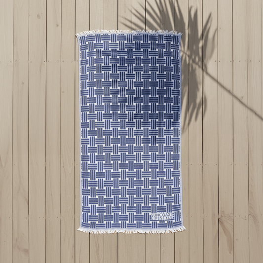 Wicker Weave - Siesta Blue